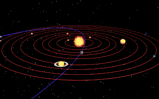 animasi dan clipart tata surya bintang comet saturnus (52)