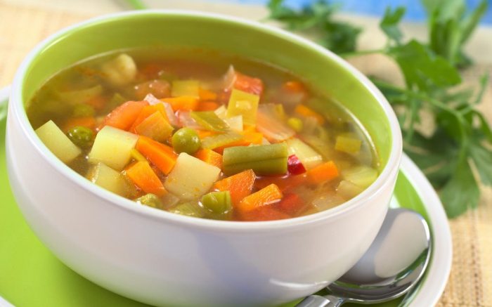 Sup Vegetarian. (Alleppofood)