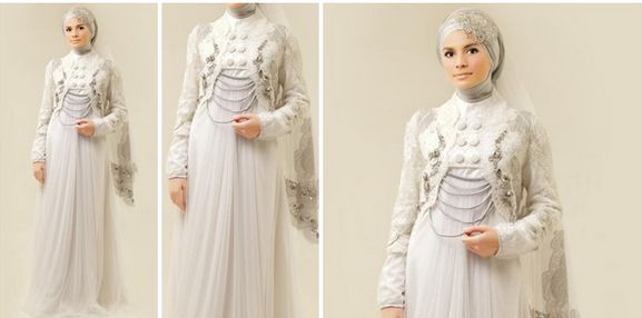 gaun pengantin muslimah terbaru1 SI MOMOT