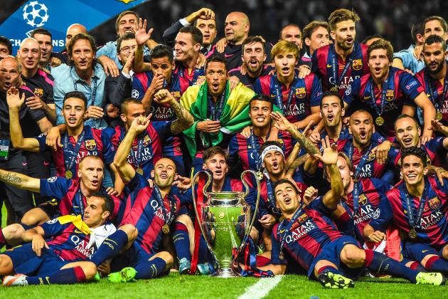 Raih Liga Champions 2014/2015, Barcelona kukuhkan Treble Winner kedua 
